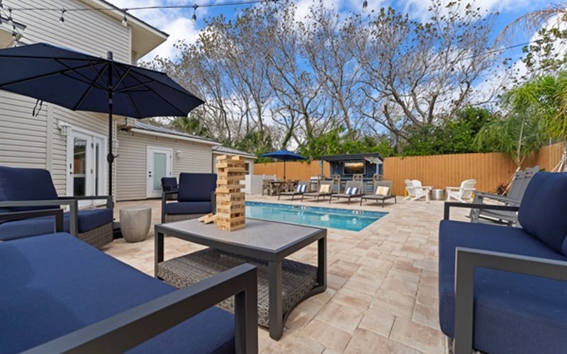 Swim, relax, and enjoy family time beneath Florida's colorful skies